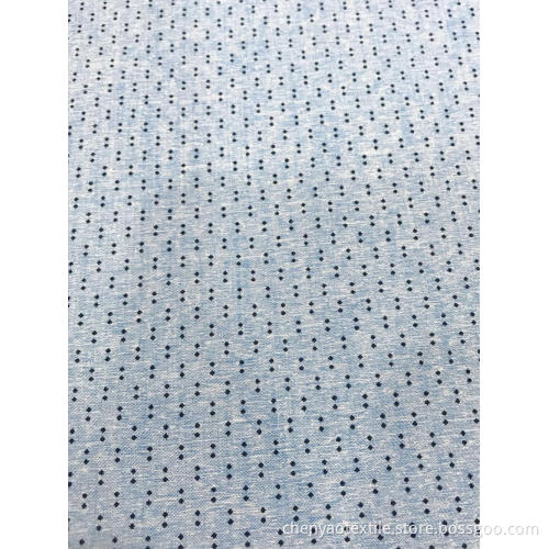 Double Color T/C  Spendex Pigment Printed Fabric